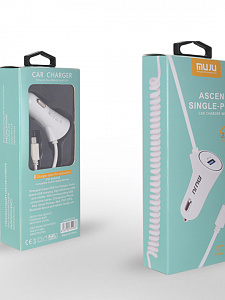 MUJU MJ-C07 ЗУ авто USB + кабель Micro USB (5B,3100mA)